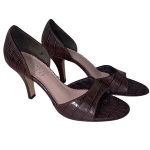 Franco Sarto heels size 7.5 brown